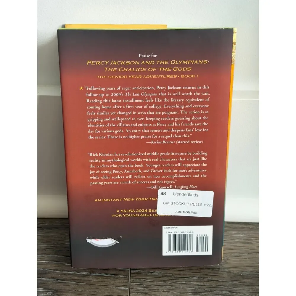 Percy Jackson Wrath of the Triple Goddess Target Exclusive Hardcover Riordan